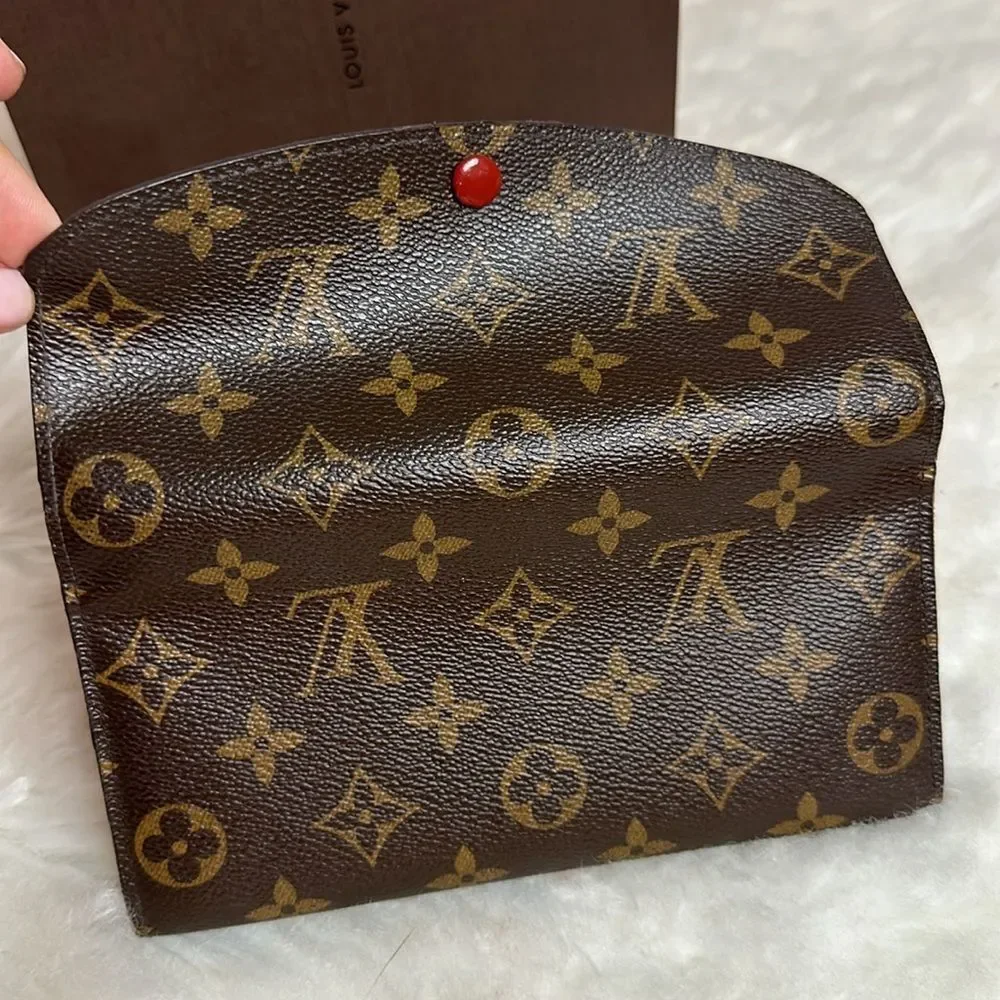 💯Authentic Louis Vuitton Emilie Monogram Long Wallet🍀